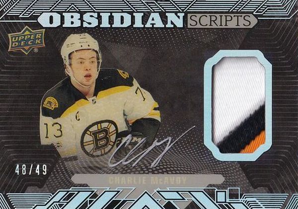 AUTO RC patch karta CHARLIE McAVOY 17-18 UD Black Obsidian Scripts